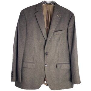 LAUREN RALPH LAUREN LRL GREEN LABEL BROWN BLAZER SPORT COAT SUIT JACKET SZ 41R